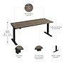 Bush Business Furniture Move 40 Series 72"W Electric Adjustable Standing Desk, Modern Hickory/Black (M4S7230MHBK)~#|#~0C3B10B6-7350-40FA-A70B1094B8D00945_sc7