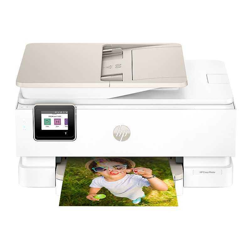HP Envy Photo 7975 Wireless Color Inkjet All-in-One Printer, Scan, Copy, 3 months free Instant Ink, AI-enabled (B63K3A) image 1