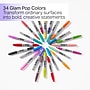 Sharpie Glam Pop Permanent Markers, Fine Point, 34/Pack (2185331)~#|#~0C3BE88D-9413-4CF6-8A2621A45D382C67_sc7