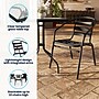 Flash Furniture Lila 23.5'' Square Table with 2 Slat Stack Chairs, Black (TLH0731SQ017CB2)~#|#~0C3BED51-7C94-473D-980997DAA7642B98_sc7