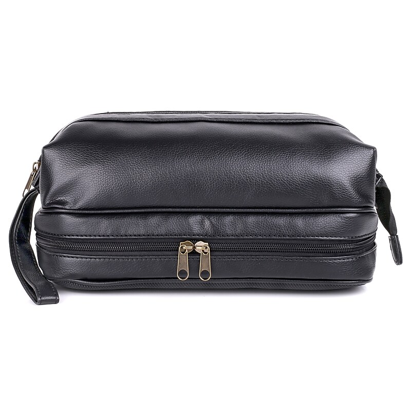 DOPP 11" Toiletry Bag, Water Resistant, Black (06770.BK) image 1