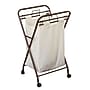 Household Essentials Rolling Foldable Laundry Hamper, Polyester, Bronze (HH7172)~#|#~0C3F3D70-EE04-4576-A40C2FE00D2C9767_sc7