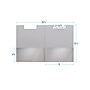 Davis Group Premium Polypropylene Clipboard, Letter Size, Gray, 10/Pack (4511-07-10)~#|#~0C475794-1821-431F-89FFBD74FA3007B1_sc7