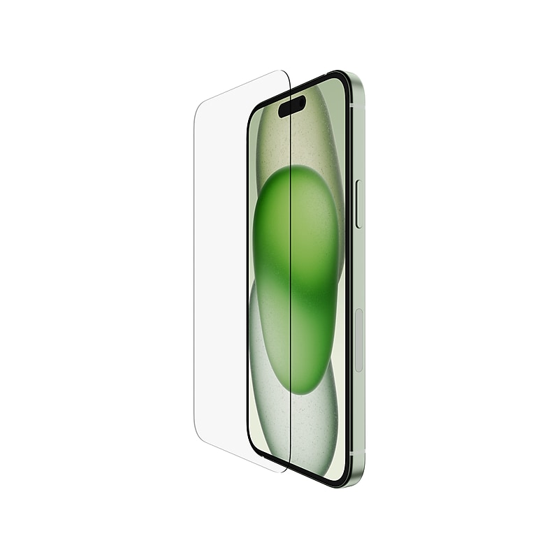 Belkin ScreenForce UltraGlass 2 Tempered Glass Screen Protector for iPhone 15 Plus (OVA132zz) image 1