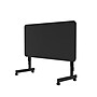 Correll Econoline 48"W x 24"D Adjustable Foldable Training Room Table, Laminate, With Wheels, Black Granite (FTM2448TF07)~#|#~0C4E5AE9-F50A-4B4E-BAE107A8E62220A3_sc7
