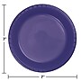 Creative Converting Touch of Color 7" Plastic Plates, Purple, 240 Plates/Carton (28115011)~#|#~0C536401-3464-4E87-88BDA15BFC1AE214_sc7