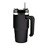 Outdoors Professional Stainless Steel Double-Walled  Tumbler with Straw, 20 oz., Black (OUTD6069)~#|#~0C555A6B-A718-452E-87BAF0B63667177D_sc7