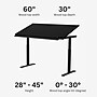 VersaDesk PowerLift 60"W Electric Adjustable Drafting Table, Black (PEDT60-BB-APP)~#|#~0C55E708-9B09-4CC4-8649871629CEFA96_sc7