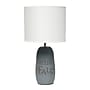 Simple Designs Table Lamp, Gray (LT2132-GRY)~#|#~0C57307A-E495-43B6-9C18F6104C0B8F16_sc7
