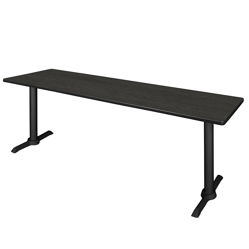 Regency Cain 84"W x 24"D Training Room Table, Laminate, Ash Grey (MTRCT8424AG) image 1