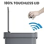 iTouchless Plastic Sensor Trash Can, 13.2 Gallon, Gray (SP13GG)~#|#~0C5B516C-9792-4E03-AEA4A7DA95F3D842_sc7