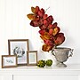 Nearly Natural 36" Autumn Magnolia Leaf with Berries Artificial Tear Drop (4494)~#|#~0C5FDACB-17CA-449C-8BA48BB25AC634F0_sc7