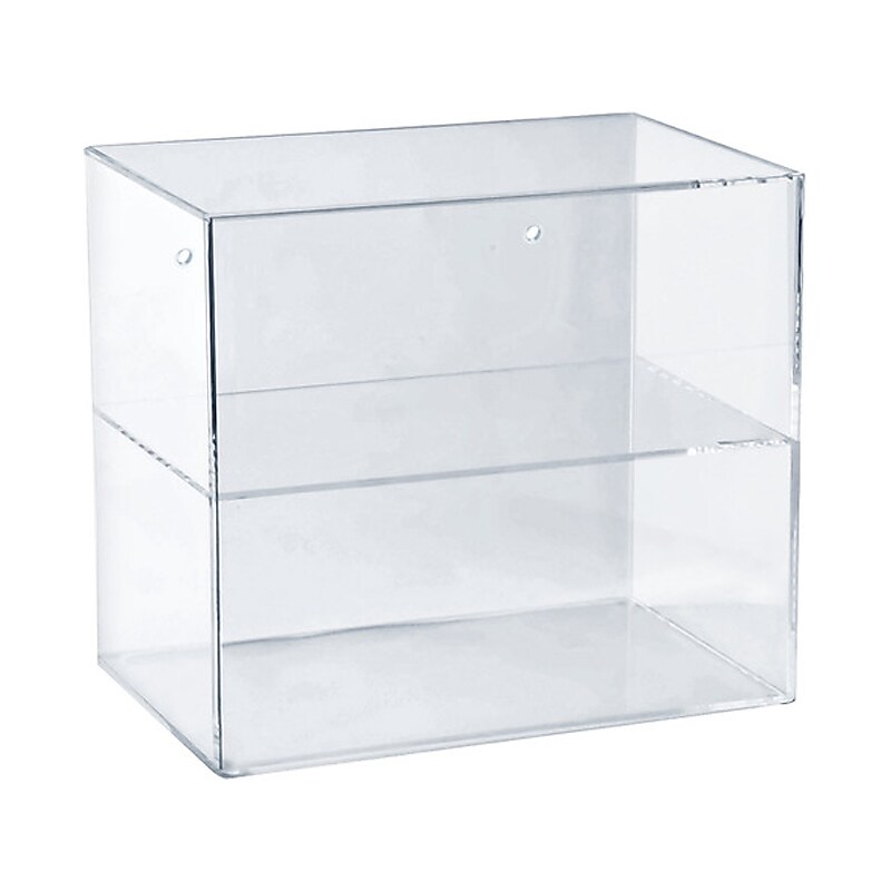 Azar 14"W Open Countertop Display Case, Clear, Each (255655) image 1