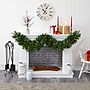 Nearly Natural 6-ft Mixed Pine Artificial Christmas Garland with 35 Clear LED Lights, Berries and Pinecones (W1108)~#|#~0C65D160-C126-4C6B-BA5428F6AD94F7E0_sc7