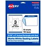 Avery Laser/Inkjet Sealing Labels, 5-7/8" x 4", Matte White, 150 Labels/Box (19479370749)~#|#~0C66A4E7-B664-4A24-9B9E86BC92B56D24_sc7