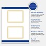 Avery Gold Multi-Lined Border Matte Blank Card, White, 20/Pack (S00-DHK)~#|#~0C66AB2F-3387-45EE-9DD2AA72073B9175_sc7