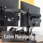 Mind Reader Freestanding Dual Monitor Desk Mount, Black (DARB-BLK)~#|#~0C69E619-0E5F-477A-A0F9E59143C21AF3_sc7
