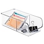 iDESIGN 2-Compartment Plastic Desk Organizer, Clear, 2 Piece (28194M2)~#|#~0C6AFC6A-FD6B-497D-BFCDADECA5F078E2_sc7