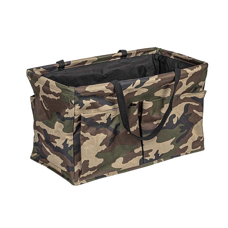Household Essentials Everyday Krush 13-Gallon Collapsible Laundry Bag, Polyester, Multicolored (HE1131) image 1