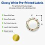 Avery Circle Multipurpose Labels, 2" Dia., White, 120/Pack (19479370464)~#|#~0C6F41DC-44F0-4E73-8844B7811C5B8401_sc7