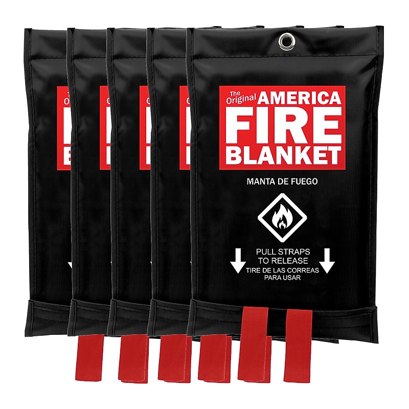 America Class AB Fire Blanket, 5/Pack (AFB5) image 1