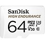 SanDisk High Endurance 64GB microSD Memory Card with Adapter, Class 10, UHS I, V30 (SDSQQNR 064G GN6IA)~#|#~0C75675F-C03C-4AFE-ABA983BD640B819D_sc7
