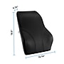 Mount-It! Ergo Collection Memory Foam Full-Back Cushion, Black (MI-1106)~#|#~0C75BFAC-31C6-4107-A31B923FAE22CE0F_sc7