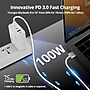 SIIG GaN USB-A/USB-C Wall Charger, 100W, White (AC-PW1Z11-S1)~#|#~0C82DAE2-B2CA-40B6-8F0917AFE0EDCB5B_sc7
