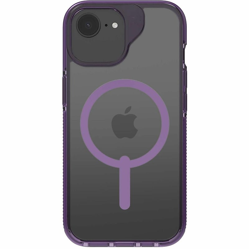 Zagg Santa Cruz Snap MagSafe Phone Case for iPhone 16e, Shock Absorbing, Hyacinth Purple (702318196) image 1