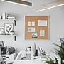 U Brands Cork Bulletin Board, Silver Frame, 3' x 3' (2877U00-01)~#|#~0C8871B3-ACF0-4398-BADC82DB63C95879_sc7