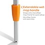Coastwide Professional™ 35"-60" Aluminum Wet Mop Extendable Handle, Microfiber Head (CW61073-CC)~#|#~0C89523D-1DB7-4968-9CB0F003C13F09FA_sc7