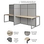 Bush Business Furniture Easy Office 4 Person Cubicle Desk, Natural Elm (EODH660NE-03K)~#|#~0C89A001-2837-42FD-AB378943C75C1C7C_sc7