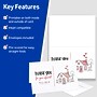 Avery Half-Fold Greeting Cards with Envelopes, 5.5" x 8.5", Matte White, Inkjet, 30/Pack (08316)~#|#~0C8BF3D2-D28E-4FB6-BBE256B3A35BDB36_sc7