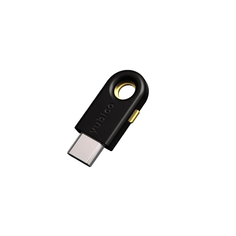 Yubico YubiKey 5C FIPS USB-C Security Key, Black (992-20005) image 1