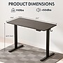 Flexispot EZ2 48"W Electric Adjustable Standing Desk, Black (EZ2B-E)~#|#~0C906BFF-1F14-4F42-B64F45F7E9173905_sc7
