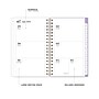 2026-2027 Blue Sky 6" x 3" Academic Year Weekly & Monthly Planner, Plastic Cover, Becca Purple (159091)~#|#~0C918CD0-9C78-4FF4-8A08AE9A3281A9C3_sc7
