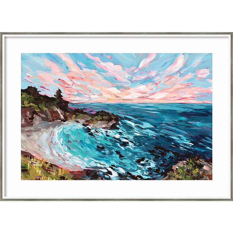 Amanti Art Big Sur by Emily Kenney Wood Framed Wall Art Print, 41" x 30" (A42677158402) image 1