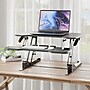 Mount-It! 30" W Manual Rectangular Adjustable Standing Desk Converter, Black (MI-15009S)~#|#~0C970C5D-6783-48C0-9410BB15F00F5A75_sc7