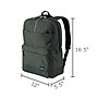 Skyway Luggage Rainier Simple Laptop Compatible Backpack, Olympic Green (505-15-300-BKP)~#|#~0C971967-7460-41F9-BF009655E5DD9DBF_sc7