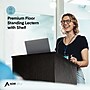 AdirOffice 46"H Floor Standing Lectern with Adjustable Shelf, Black (661-01-BLK)~#|#~0C9F7AC9-0B1C-4998-BFEBADAD84DB8F56_sc7
