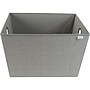 Simplify Storage Bin, Recycled PET, Gray (30085-HEATHER-ST12)~#|#~0CA18311-6BD0-4C7D-B03AFEE4BF355537_sc7
