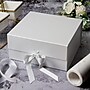 JAM Paper Collapsible Gift Boxes, White (LA-8X8-BX-WHT)~#|#~0CA2B473-E480-41A1-A971C7B1D5B5EDA9_sc7
