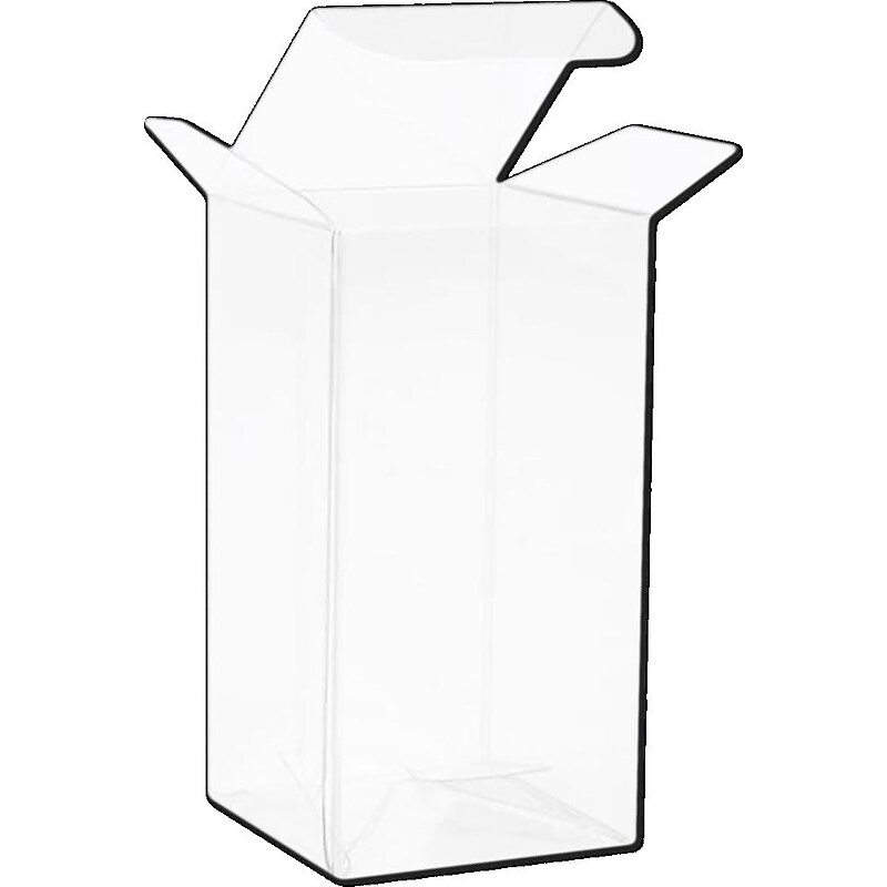 JAM Paper Pop & Lock Top Clear Gift Boxes, 1 5/8" x 1 5/8" x 3 1/8", 25/pack (CB-PLB337) image 1