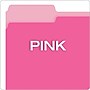 Pendaflex Recycled File Folder, 1/3-Cut Tab, Letter Size, Pink, 100/Box (42101/3PIN)~#|#~0CA8795D-A0EB-4F65-A5922918B3A59B03_sc7