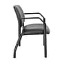 Boss Office Products Vinyl Guest Chair, Black (B9591AM-BK-500)~#|#~0CAD8FC8-8114-4FFD-9AC59A3025D37EBA_sc7