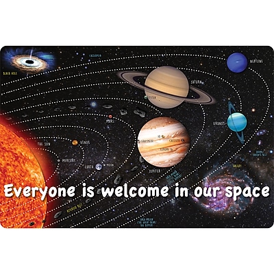 Ashley Smart Poly Commercial Floor Mat, 15.5″ x 23.5″, Solar System Space, 2/Bundle (ASH91506-2) Sansujyuku sansujyuku.com