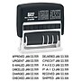 2000 Plus 12-in-1 Micro Assorted Design Rectangle Dater Stamp, Black Ink (010072)~#|#~0CB5470C-8547-4A73-9E749E227B9A466C_sc7