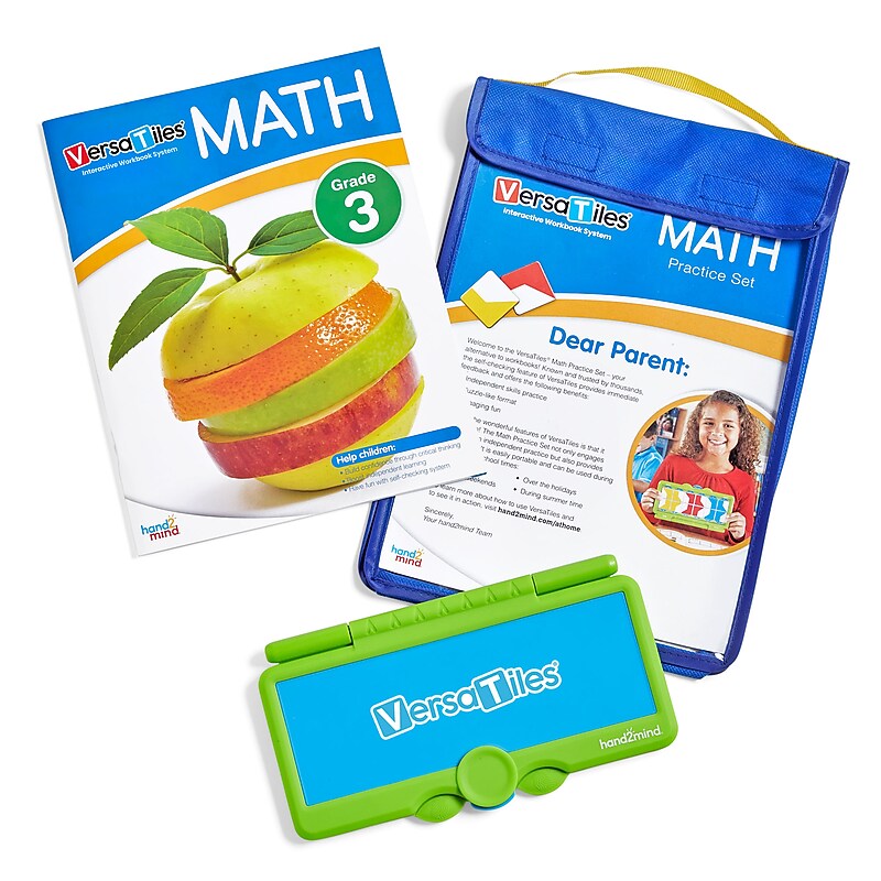 hand2mind VersaTiles Grade 3 Math Take Along Pack (H2M-84703) image 1