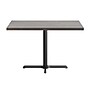 Flash Furniture Bennett Wooden Commercial Indoor Table, 48" x 30", Dark Brown Top/Black Base (GSF3048DBT2230)~#|#~0CC1B450-3CA5-45BA-A3A4DE197CD90F25_sc7