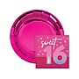 Creative Converting 16th Birthday Plates and Napkins Kit, Hot Pink (DTC9122E2H)~#|#~0CC76C6E-8D97-4172-87ED686B5AA26349_sc7